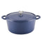 Enameled Cast Iron Induction Dutch Oven with Lid, 6 Quart